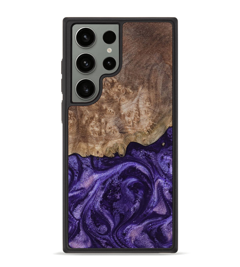 Galaxy S23 Ultra Wood Phone Case - Shannon (Purple, 799225)