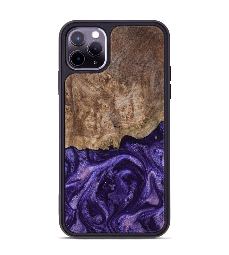 iPhone 11 Pro Max Wood Phone Case - Shannon (Purple, 799225)