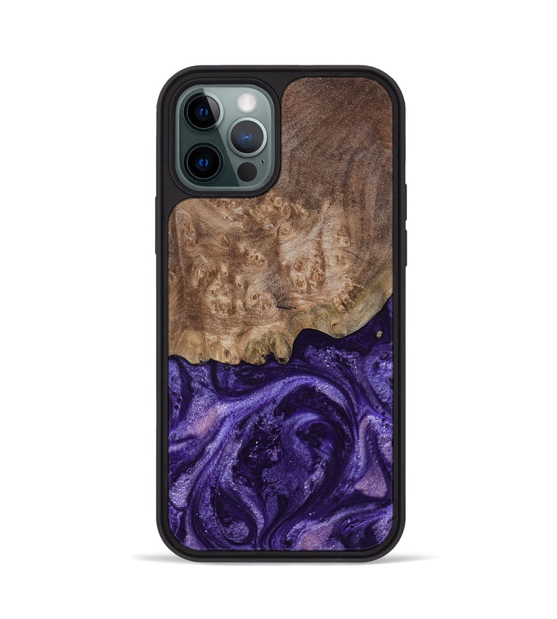 iPhone 12 Pro Wood Phone Case - Shannon (Purple, 799225)