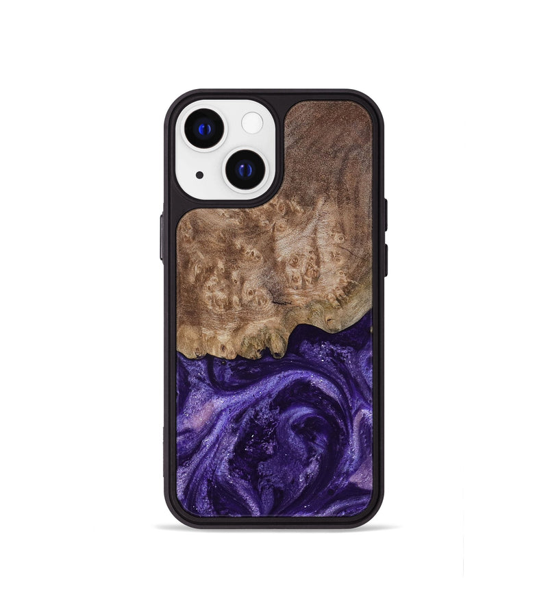 iPhone 13 mini Wood Phone Case - Shannon (Purple, 799225)