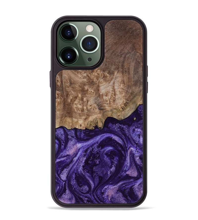 iPhone 13 Pro Max Wood Phone Case - Shannon (Purple, 799225)