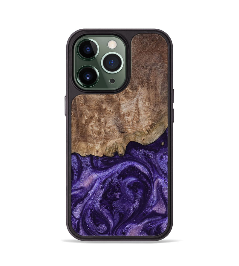 iPhone 13 Pro Wood Phone Case - Shannon (Purple, 799225)