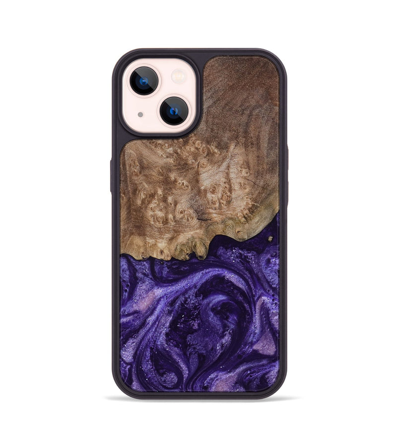 iPhone 14 Wood Phone Case - Shannon (Purple, 799225)