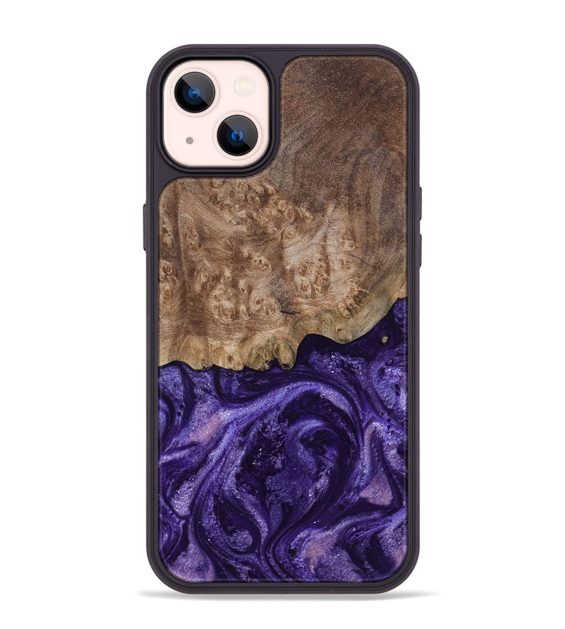 iPhone 14 Plus Wood Phone Case - Shannon (Purple, 799225)