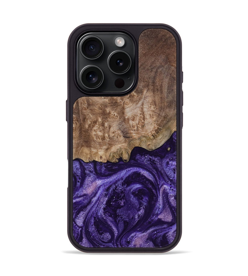 iPhone 16 Pro Wood Phone Case - Shannon (Purple, 799225)