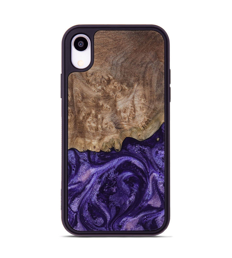 iPhone Xr Wood Phone Case - Shannon (Purple, 799225)