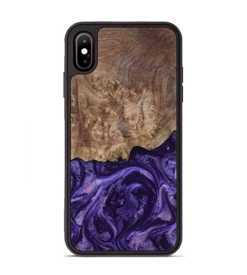 iPhone Xs Max Wood Phone Case - Shannon (Purple, 799225)