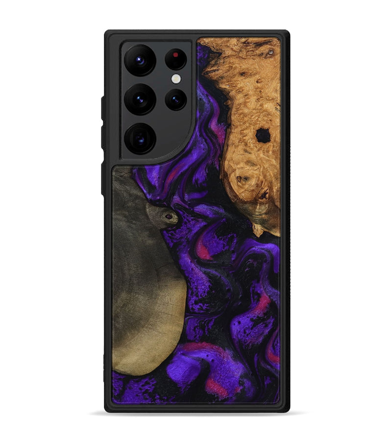 Galaxy S22 Ultra Wood Phone Case - Massimo (Purple, 799227)