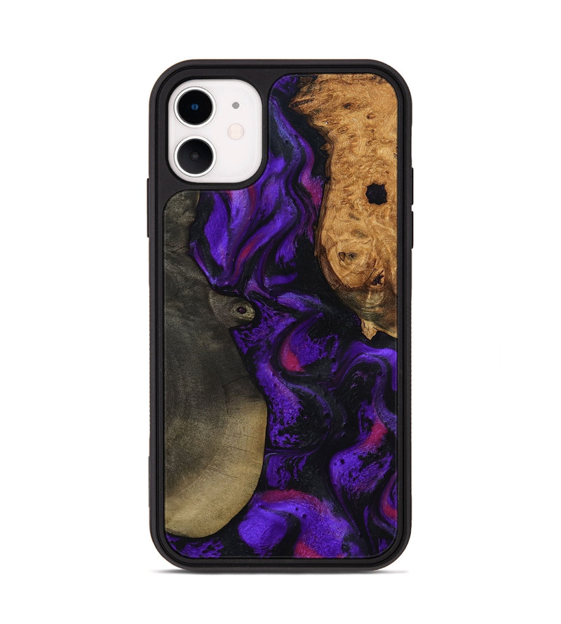 iPhone 11 Wood Phone Case - Massimo (Purple, 799227)