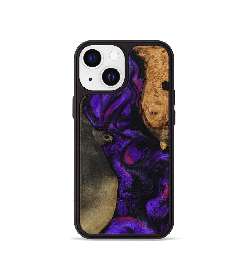 iPhone 13 mini Wood Phone Case - Massimo (Purple, 799227)
