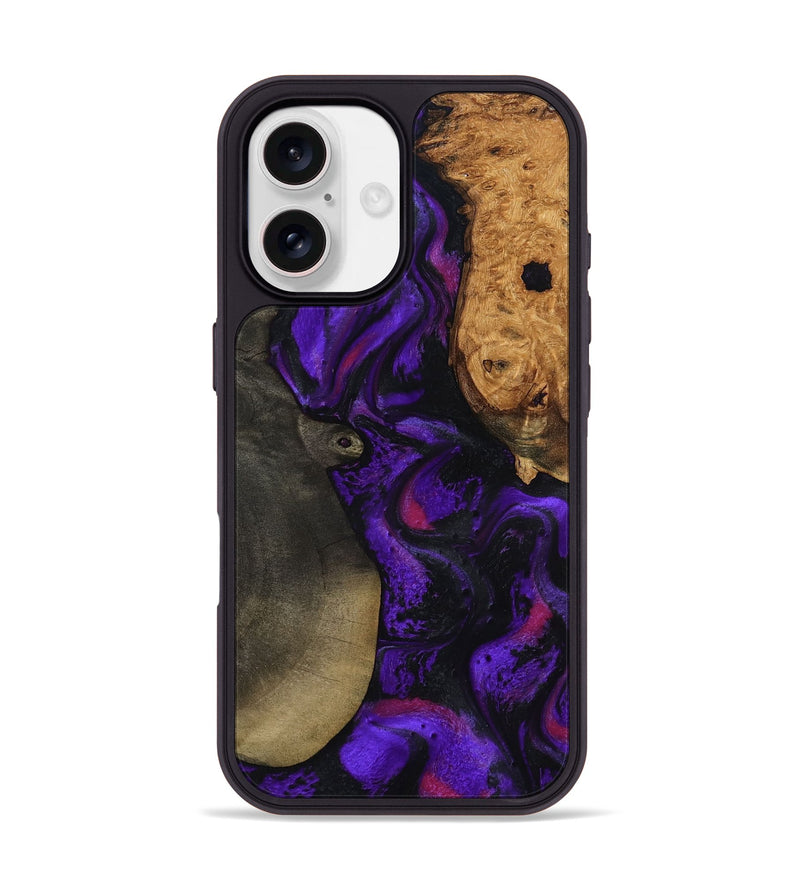 iPhone 17 Wood Phone Case - Massimo (Purple, 799227)
