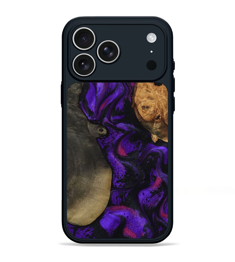 iPhone 17 Pro Max Wood Phone Case - Massimo (Purple, 799227)