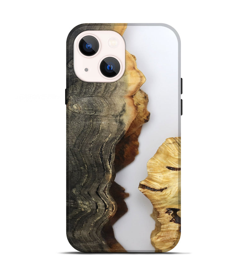 iPhone 13 Wood Live Edge Phone Case - Montana (Clear, 799232)