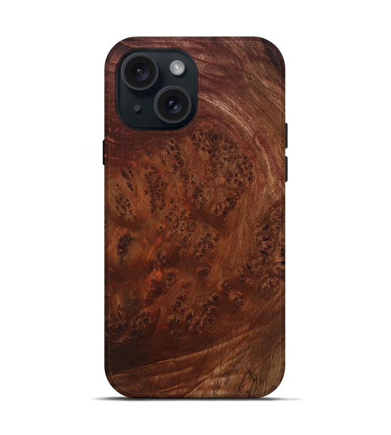 iPhone 15 Wood Live Edge Phone Case - Wade (Wood Burl, 799235)