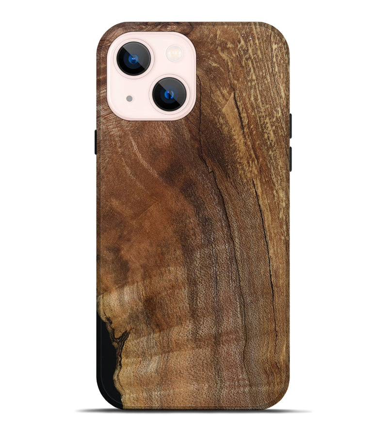 iPhone 14 Plus Wood Live Edge Phone Case - Julie (Wood Burl, 799236)