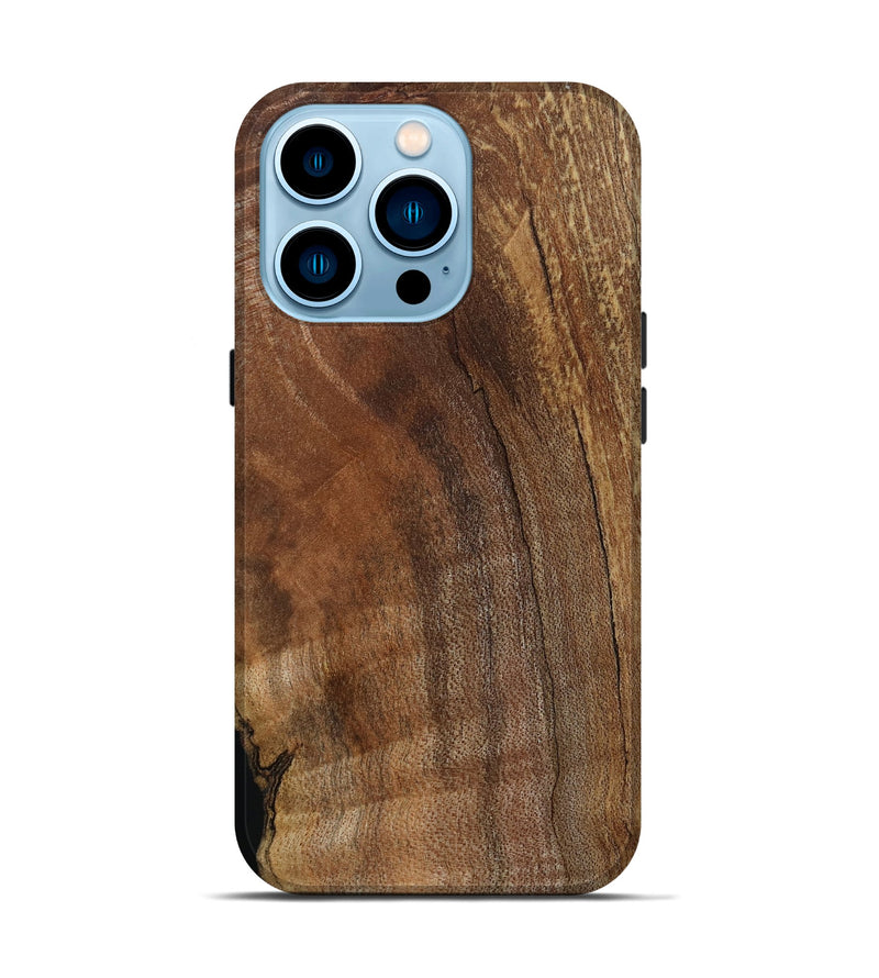iPhone 14 Pro Wood Live Edge Phone Case - Julie (Wood Burl, 799236)