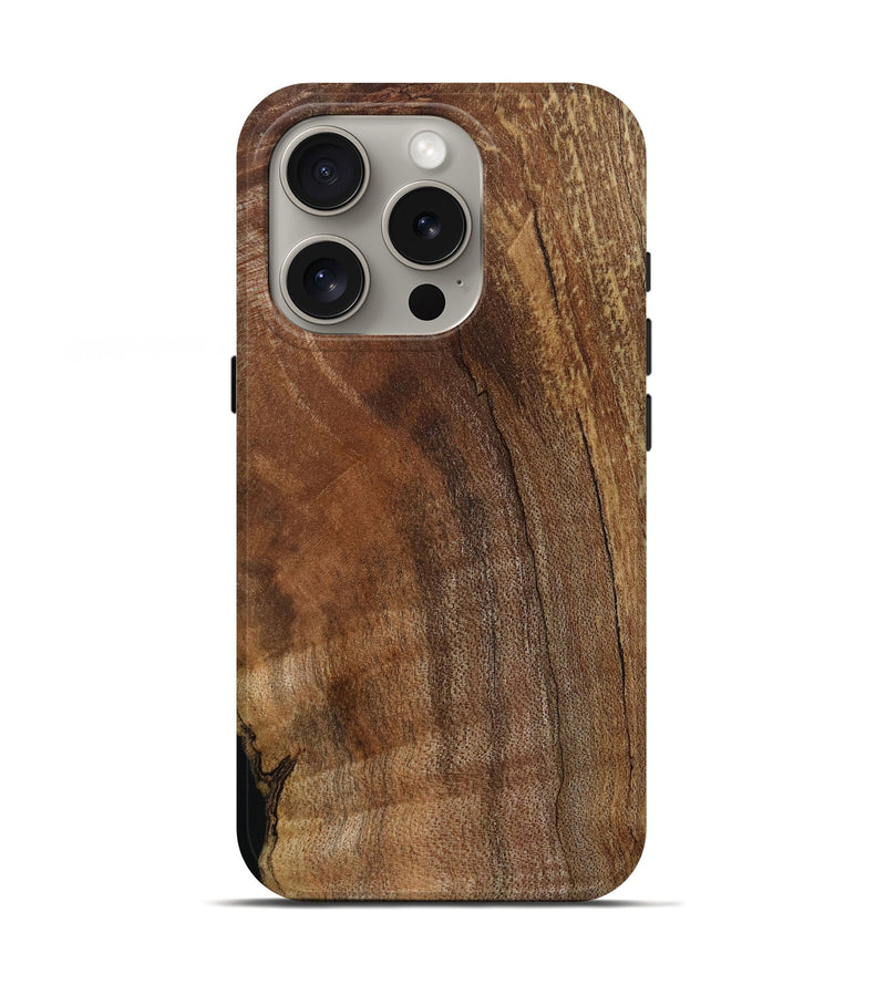 iPhone 16 Pro Wood Live Edge Phone Case - Julie (Wood Burl, 799236)