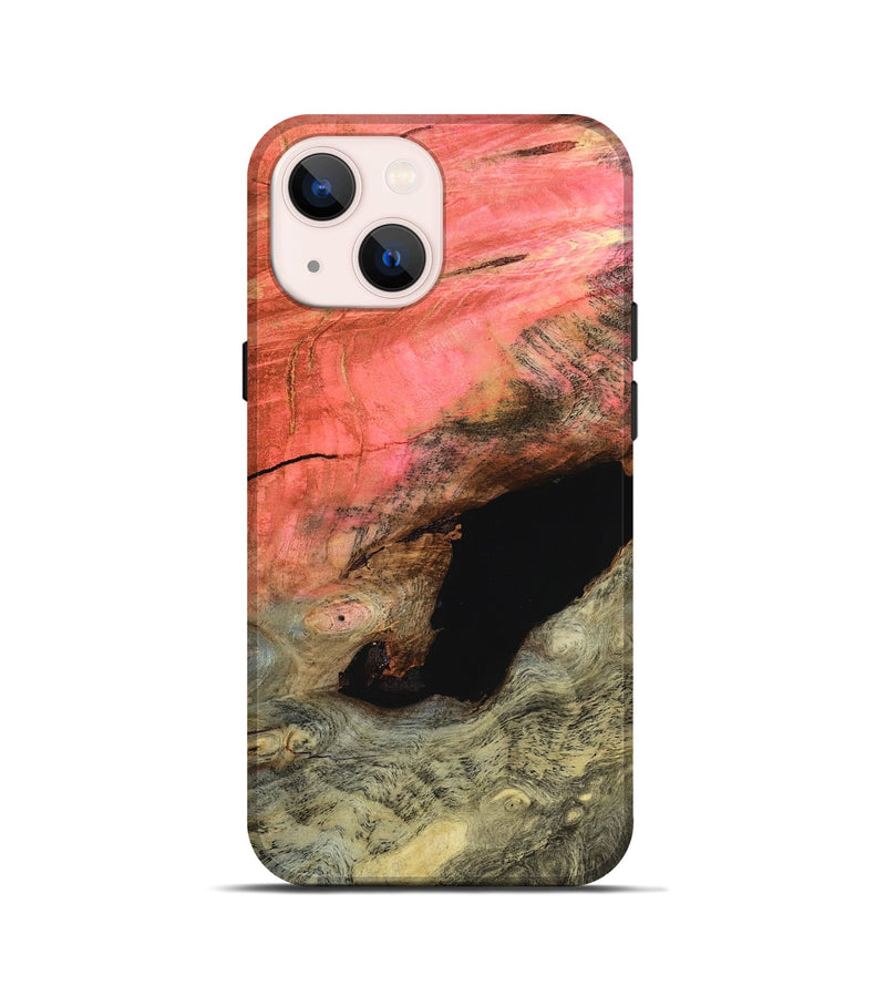 iPhone 13 mini Wood Live Edge Phone Case - Malvina (Wood Burl, 799237)