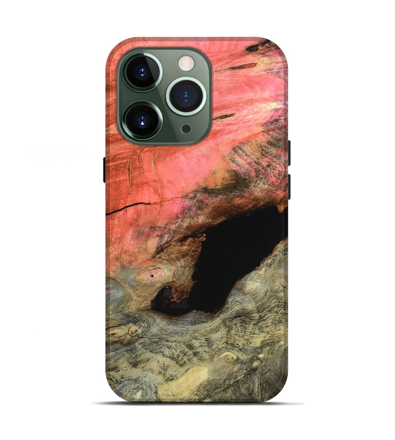 iPhone 13 Pro Wood Live Edge Phone Case - Malvina (Wood Burl, 799237)
