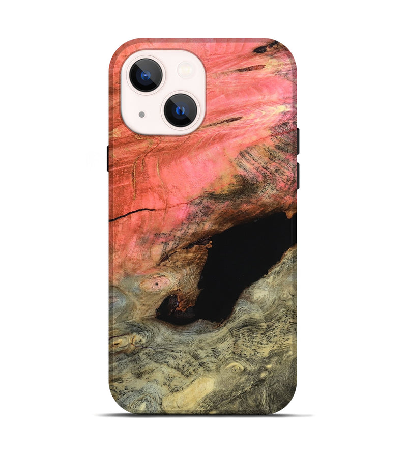 iPhone 14 Wood Live Edge Phone Case - Malvina (Wood Burl, 799237)