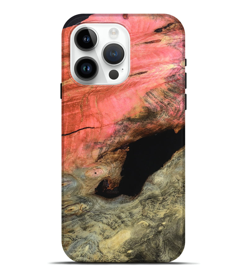 iPhone 15 Pro Max Wood Live Edge Phone Case - Malvina (Wood Burl, 799237)