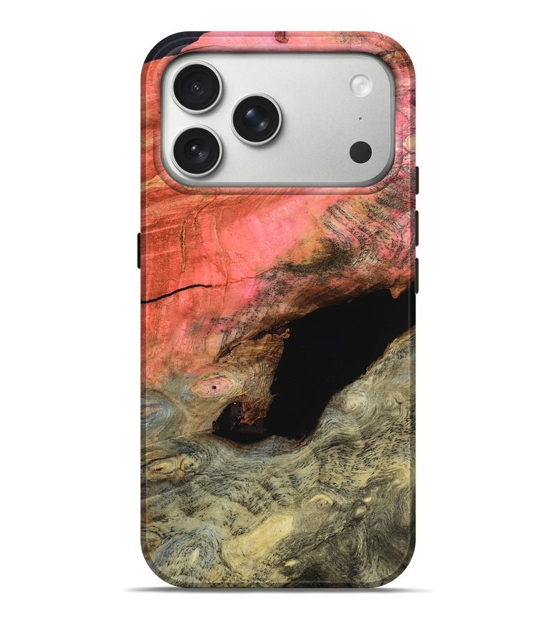 iPhone 17 Pro Max Wood Live Edge Phone Case - Malvina (Wood Burl, 799237)