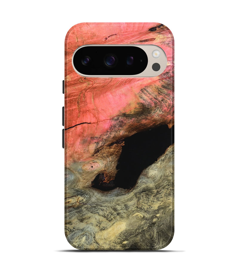 Pixel 9 Wood Live Edge Phone Case - Malvina (Wood Burl, 799237)