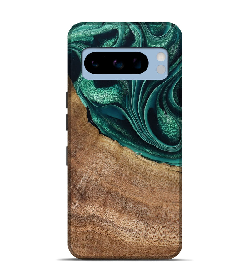 Pixel 8 Pro Wood Live Edge Phone Case - Clay (Green, 799239)