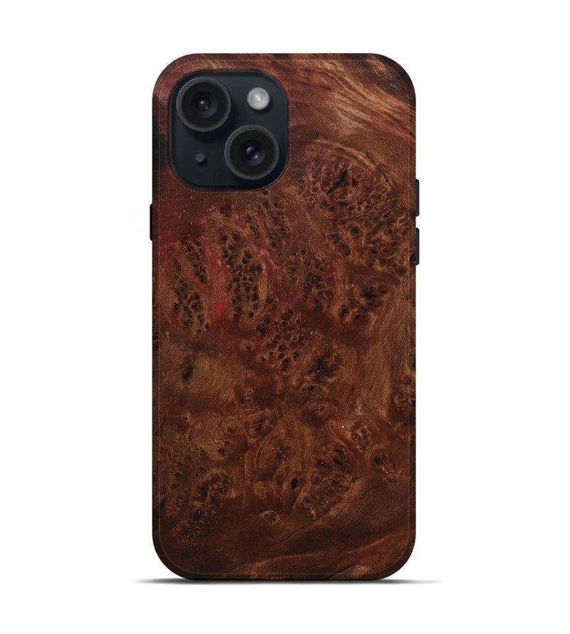 iPhone 15 Wood Live Edge Phone Case - Mina (Wood Burl, 799243)