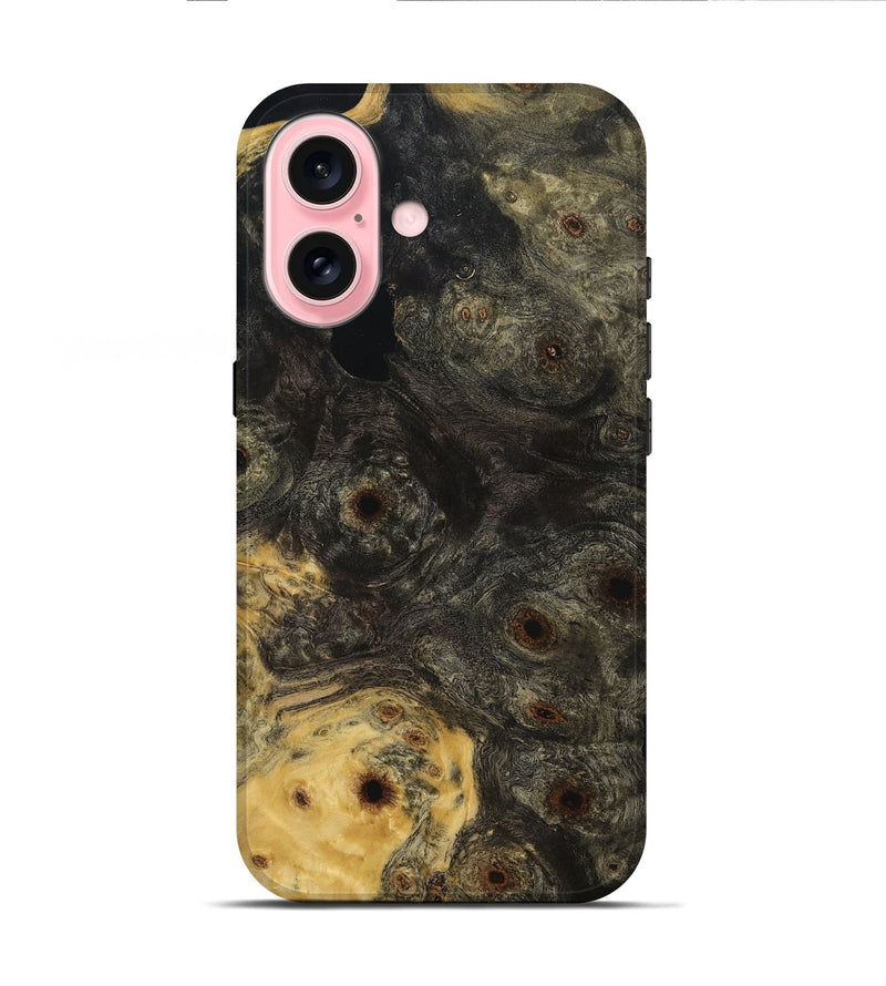 iPhone 16 Wood Live Edge Phone Case - Myranda (Wood Burl, 799244)