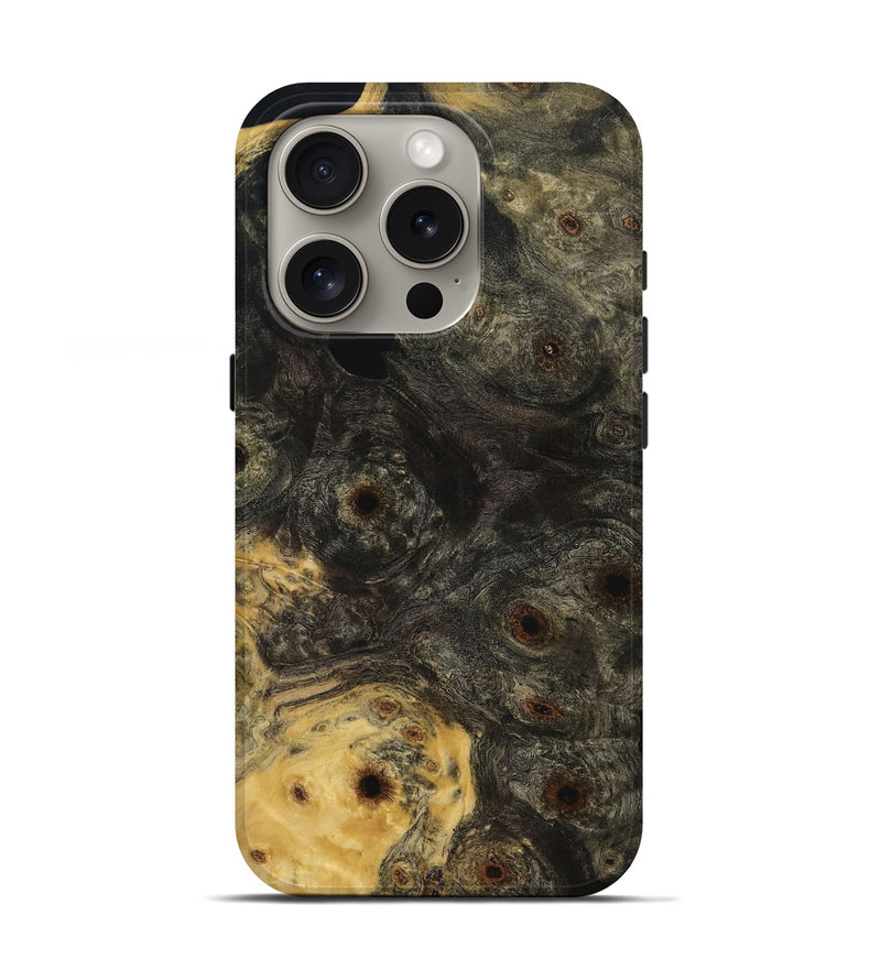 iPhone 16 Pro Wood Live Edge Phone Case - Myranda (Wood Burl, 799244)
