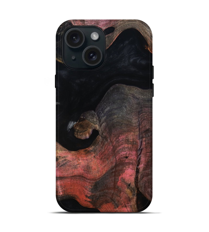 iPhone 15 Wood Live Edge Phone Case - Caryn (Wood Burl, 799251)
