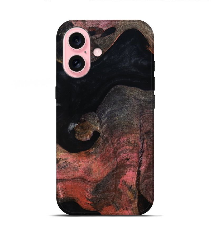 iPhone 16 Wood Live Edge Phone Case - Caryn (Wood Burl, 799251)