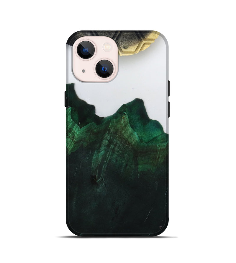 iPhone 13 mini Wood Live Edge Phone Case - Jeffery (Clear, 799252)