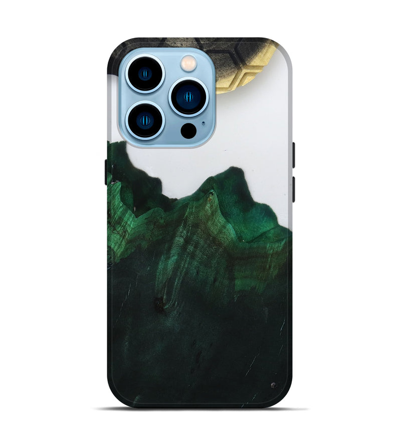 iPhone 14 Pro Wood Live Edge Phone Case - Jeffery (Clear, 799252)