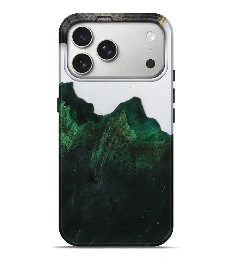 iPhone 17 Pro Max Wood Live Edge Phone Case - Jeffery (Clear, 799252)