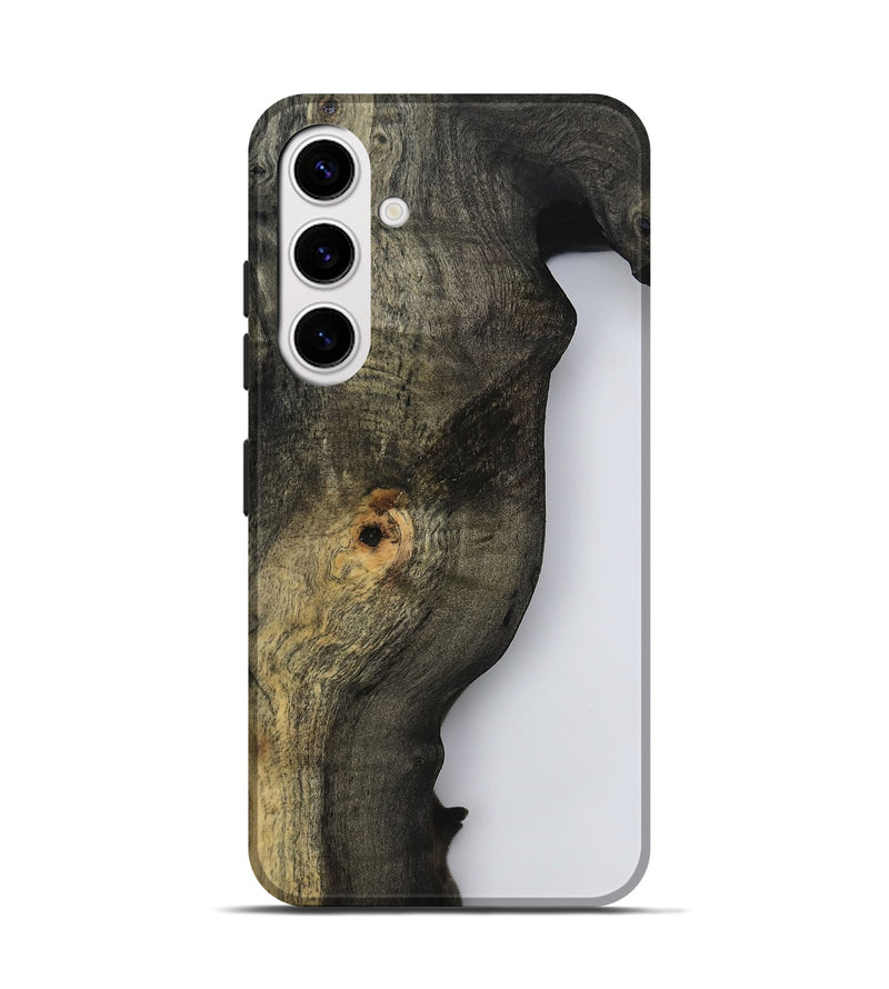 Galaxy S25 Wood Live Edge Phone Case - Adrian (Clear, 799254)