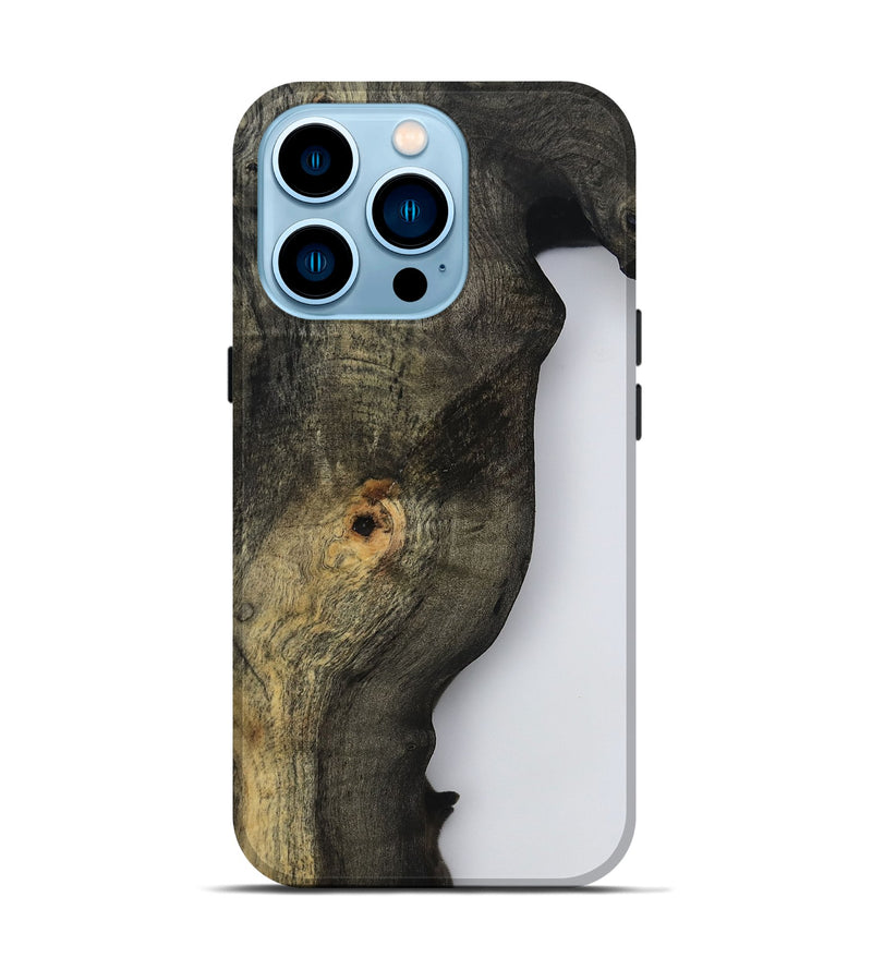 iPhone 14 Pro Wood Live Edge Phone Case - Adrian (Clear, 799254)