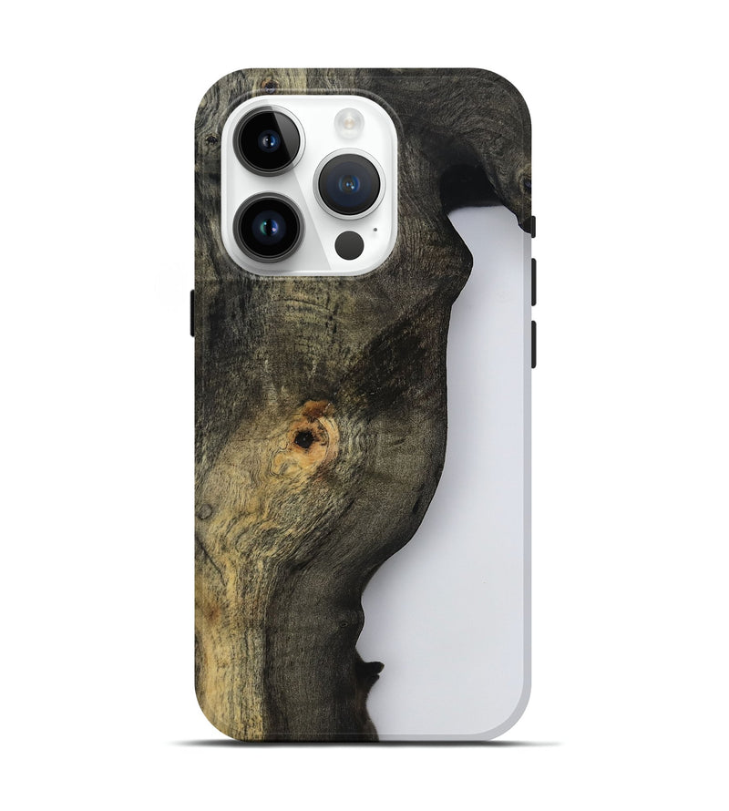 iPhone 15 Pro Wood Live Edge Phone Case - Adrian (Clear, 799254)