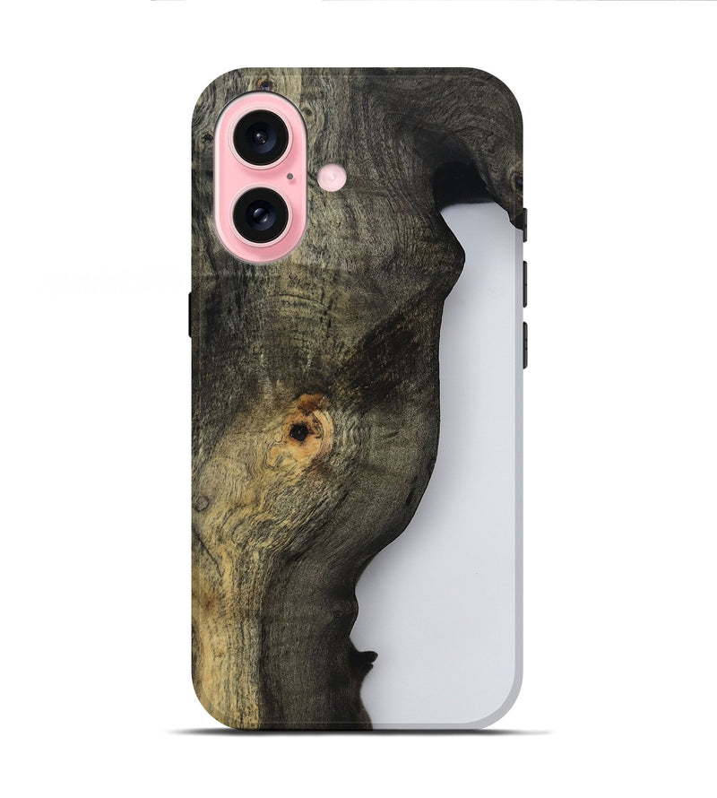 iPhone 16 Wood Live Edge Phone Case - Adrian (Clear, 799254)