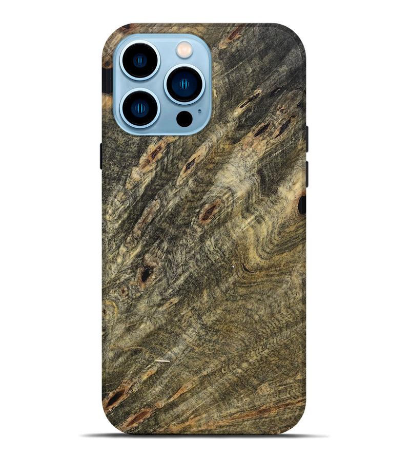 iPhone 14 Pro Max Wood Live Edge Phone Case - Melinda (Wood Burl, 799255)