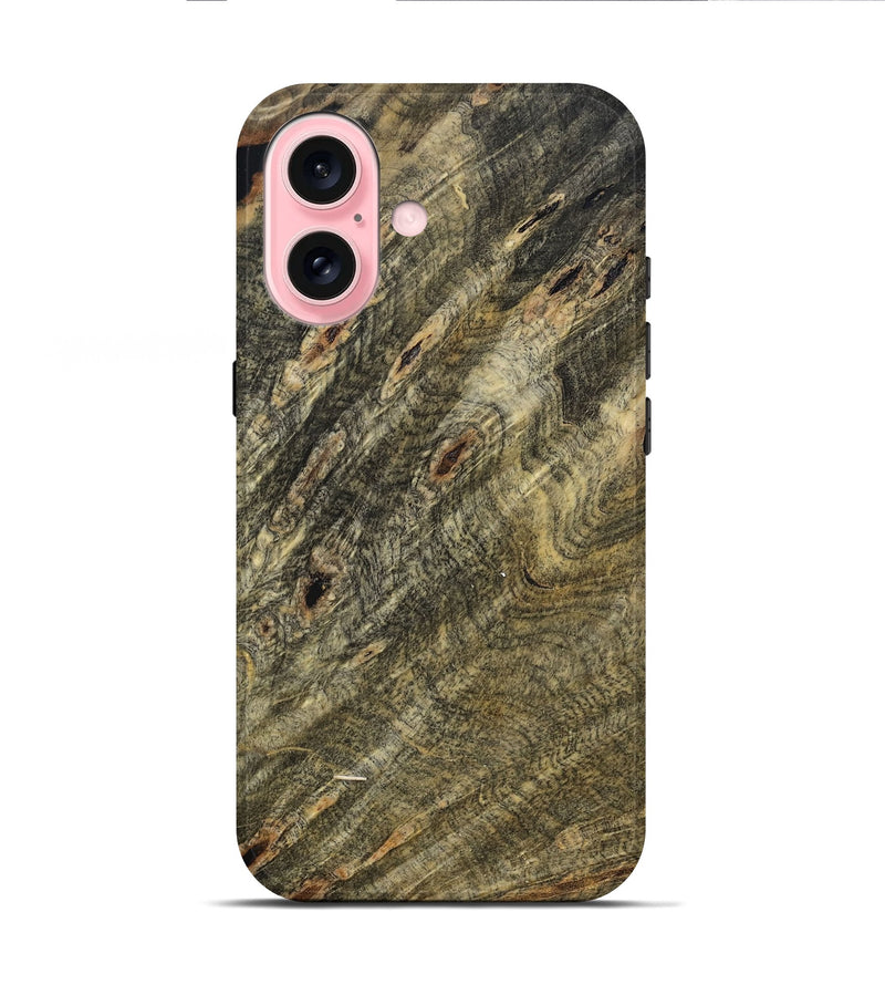 iPhone 16 Wood Live Edge Phone Case - Melinda (Wood Burl, 799255)