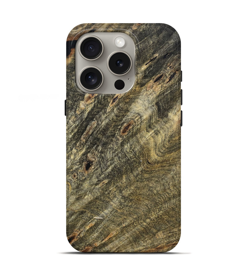 iPhone 16 Pro Wood Live Edge Phone Case - Melinda (Wood Burl, 799255)