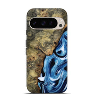 Pixel 10 Wood Live Edge Phone Case - Syreeta (Blue, 799256)