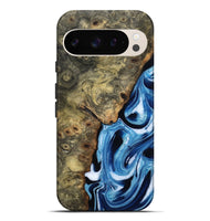 Pixel 10 Pro XL Wood Live Edge Phone Case - Syreeta (Blue, 799256)