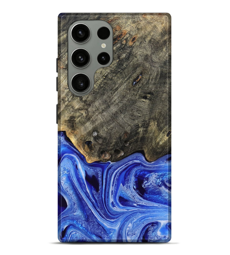 Galaxy S23 Ultra Wood Live Edge Phone Case - Keshia (Blue, 799258)