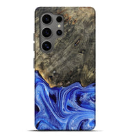 Galaxy S25 Ultra Wood Live Edge Phone Case - Keshia (Blue, 799258)