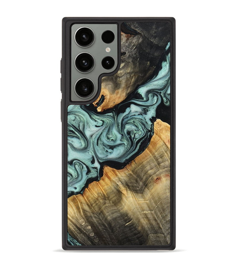 Galaxy S23 Ultra Wood Phone Case - Jakob (Green, 799262)