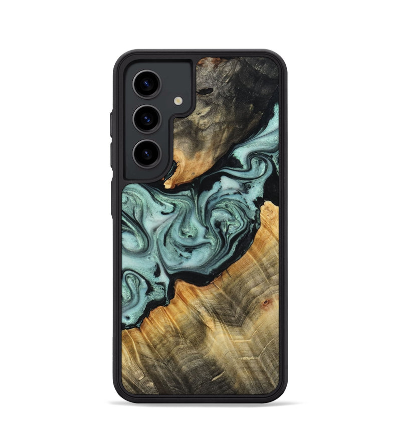 Galaxy S24 Wood Phone Case - Jakob (Green, 799262)