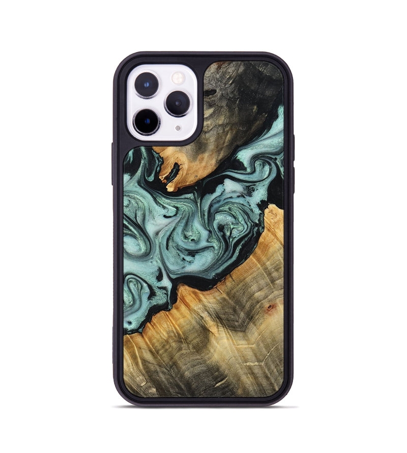 iPhone 11 Pro Wood Phone Case - Jakob (Green, 799262)